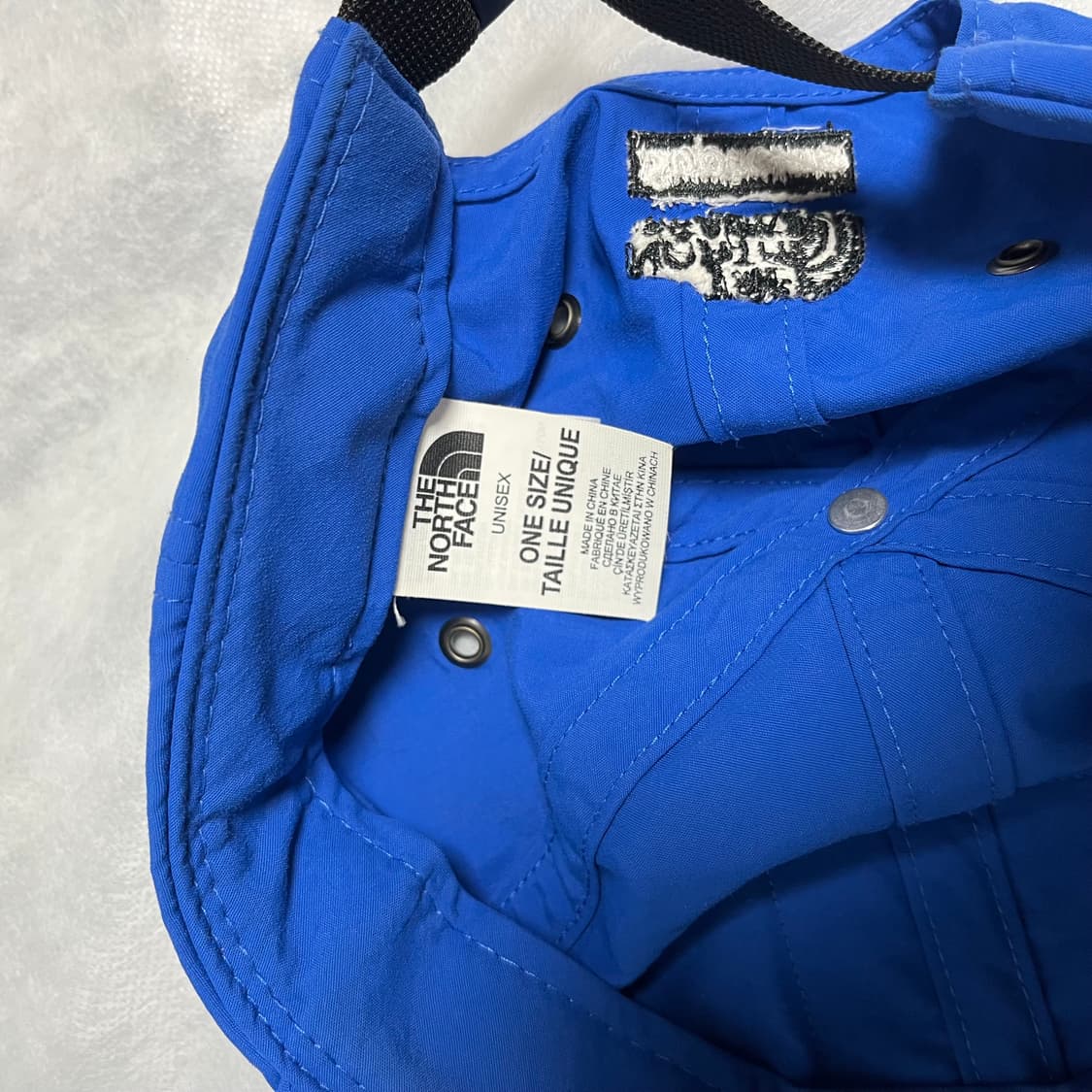 슈프림 x 노스페이스 설산 마운틴 6패널 캡 로얄 블루 상품이미지3