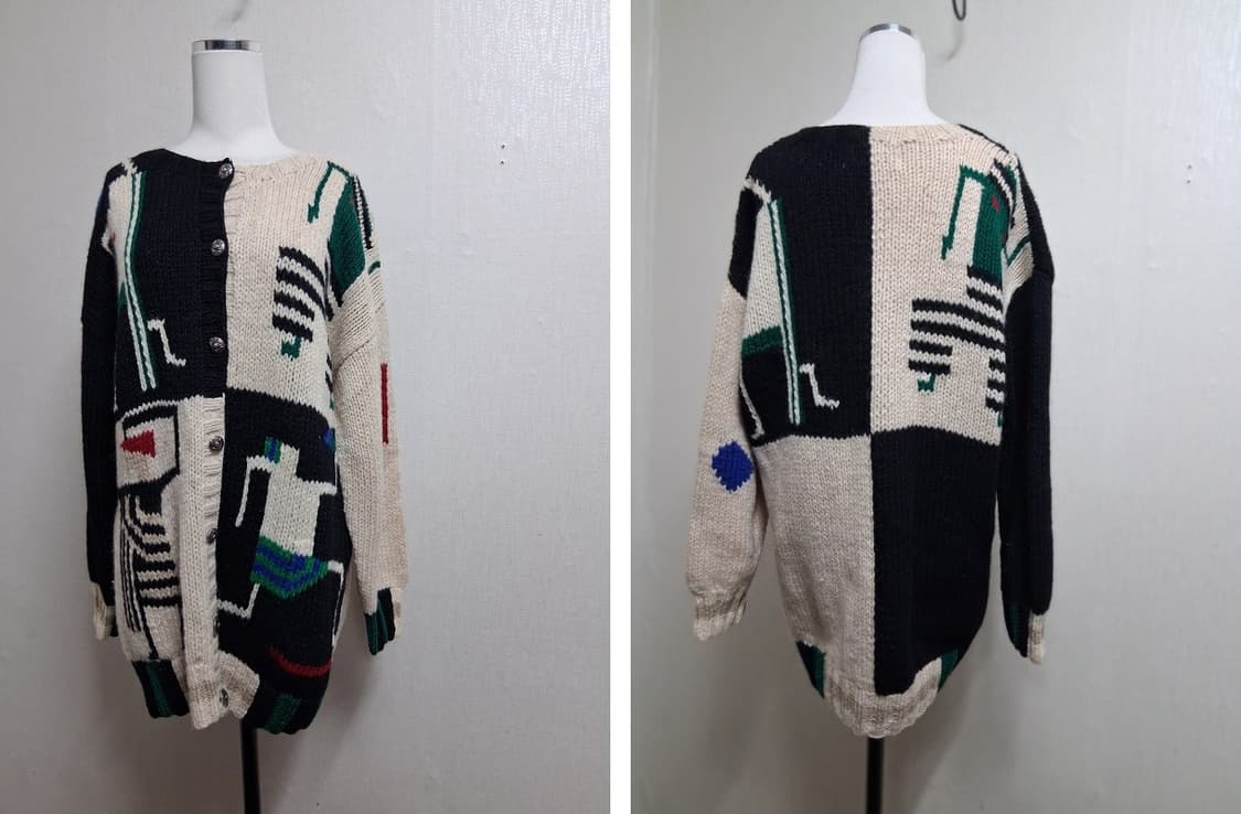 gil aimbez for FOREIGN MARJET 홍콩 양모 스웨트 상품이미지3