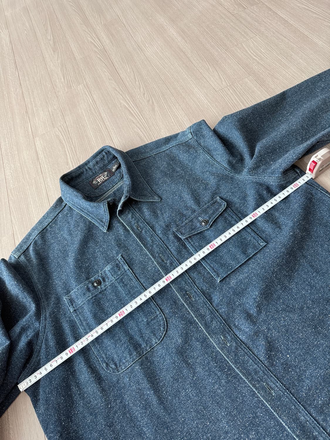 예전모델 rrl 더블알엘 인디고 워크 셔츠 xl 상품이미지8