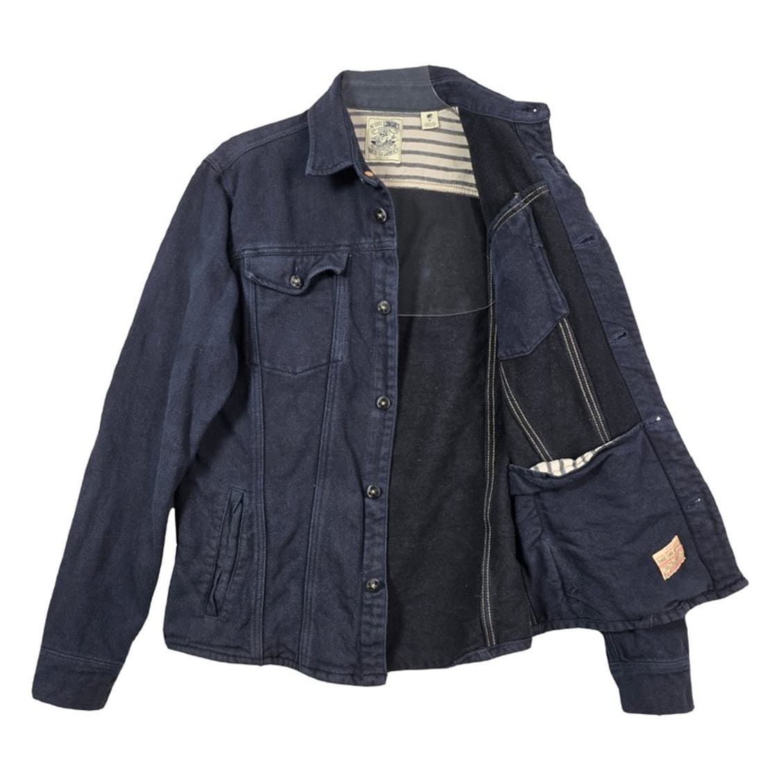 스카치앤소다 North Sea 인디고 울 블렌드 트러커 자켓 M 상품이미지6