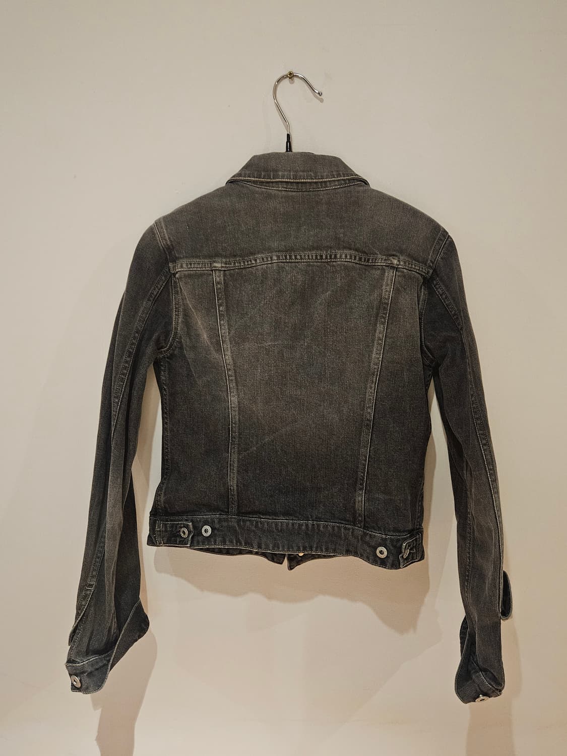 디젤 빈티지 흑청 데님자켓 여성 44 상품이미지2