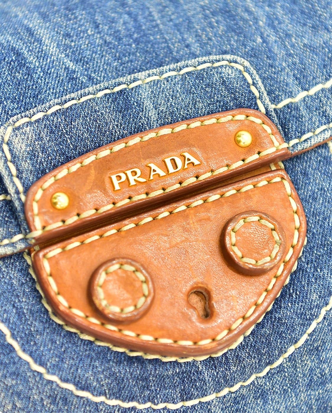 프라다 빈티지 데님 숄더백 (정품) 상품이미지7