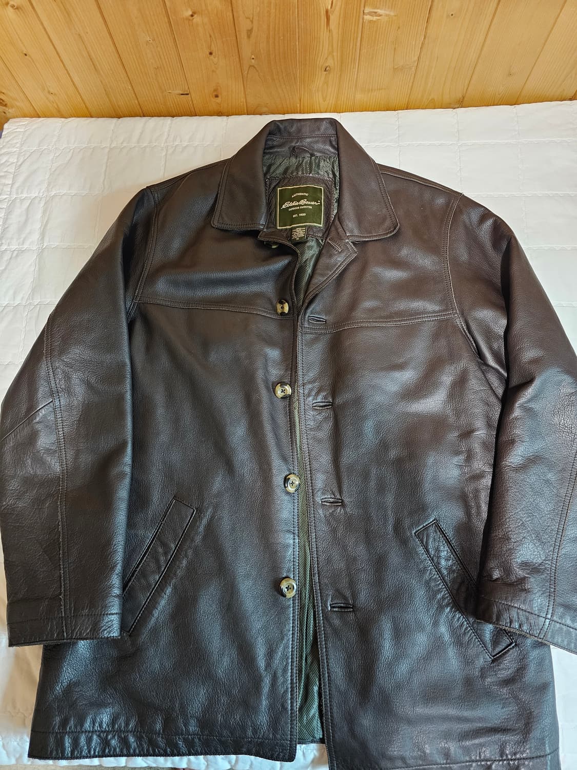 에디바우어 레더 카코트 XL 상품이미지1