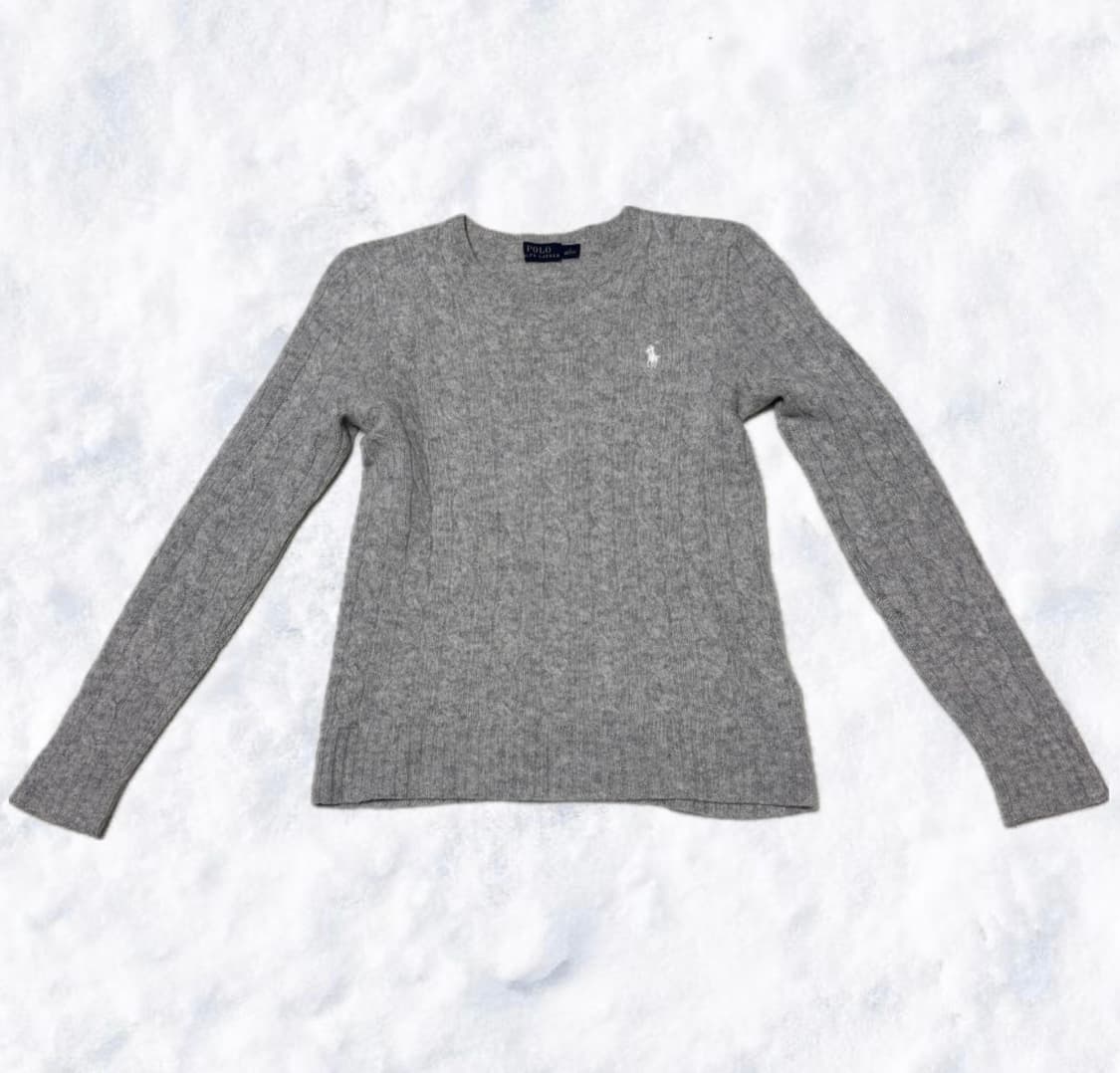폴로 랄프로렌 그레이 울/캐시미어 니트 상품이미지1