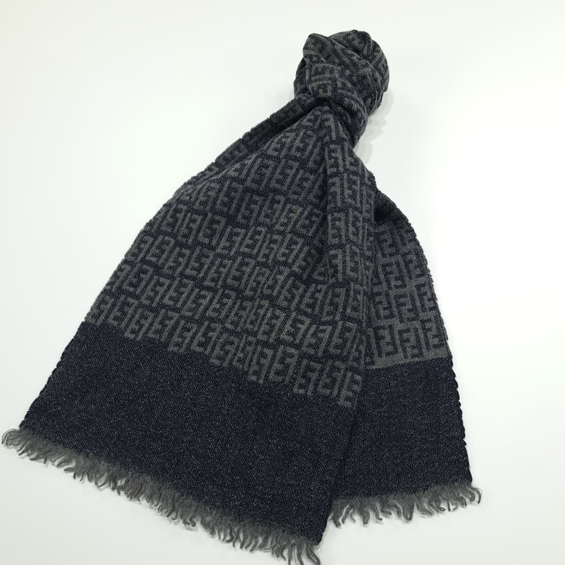 MX279 펜디 클래식 FF 모노그램 울 목도리 머플러 상품이미지3