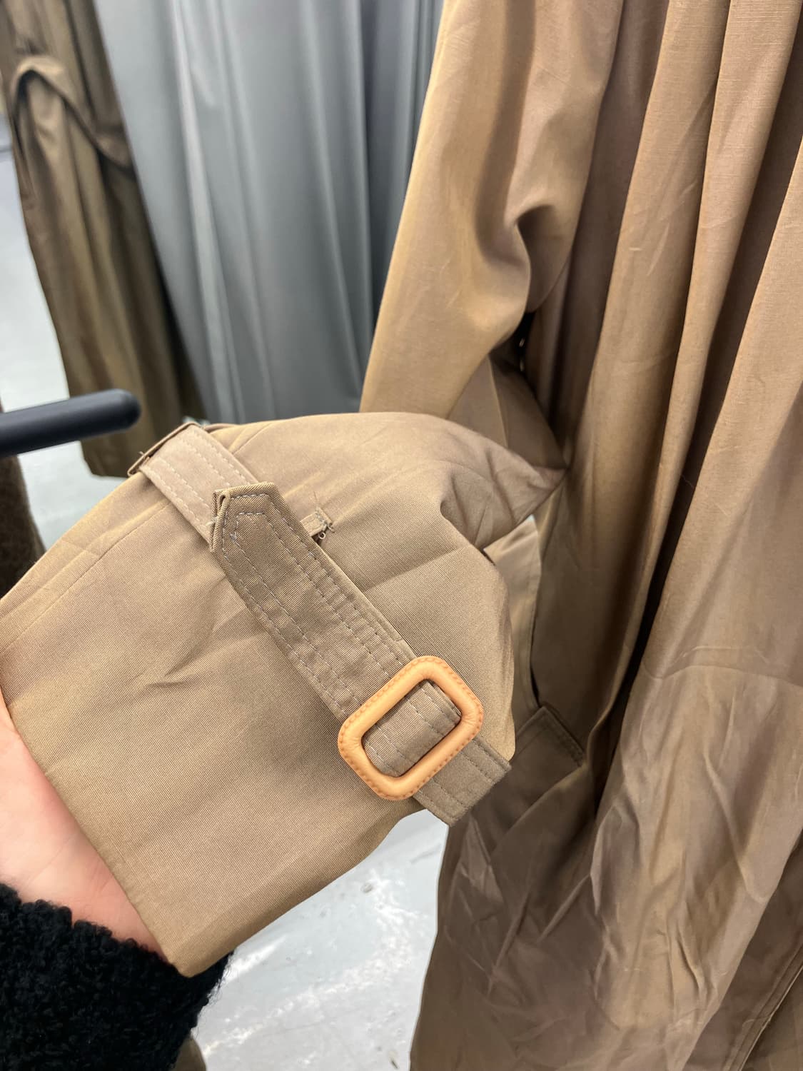 카라퍼 내피 롱코트 상품이미지3