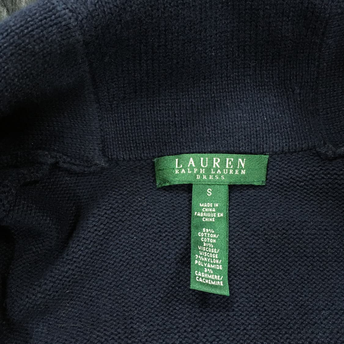 투티/0172 랄프로렌 벨트 드레스 네이비 상품이미지4