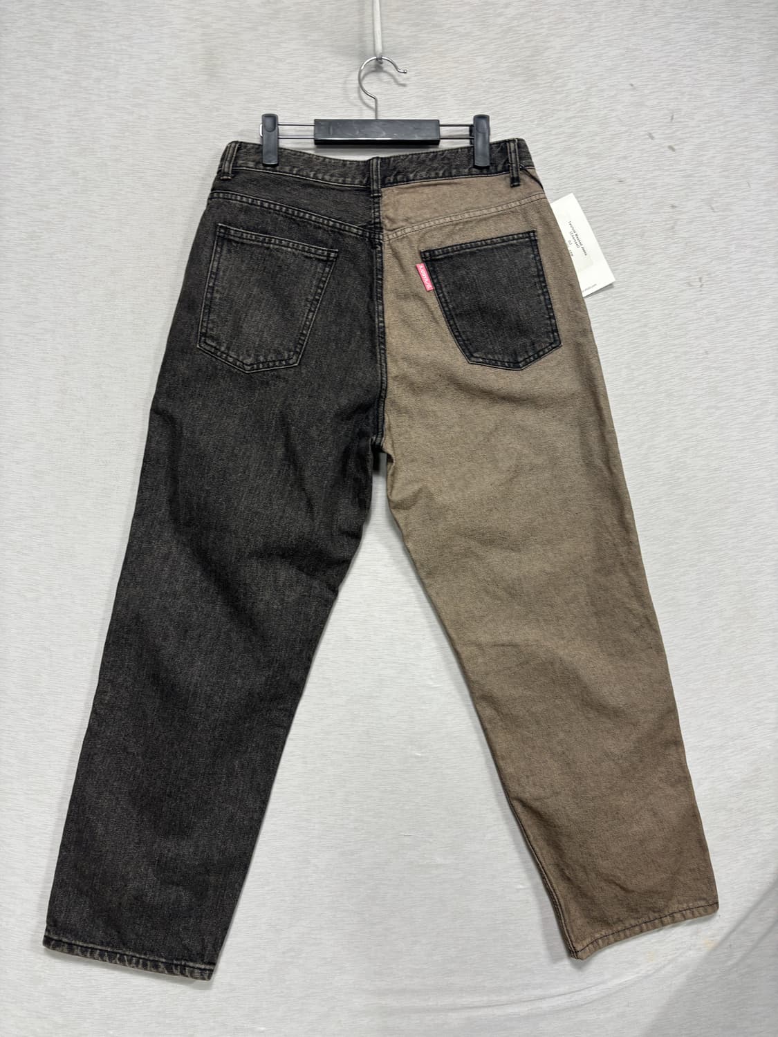 새상품 아조바이아조 컬러블록 데님팬츠 -데드스탁 상품이미지4