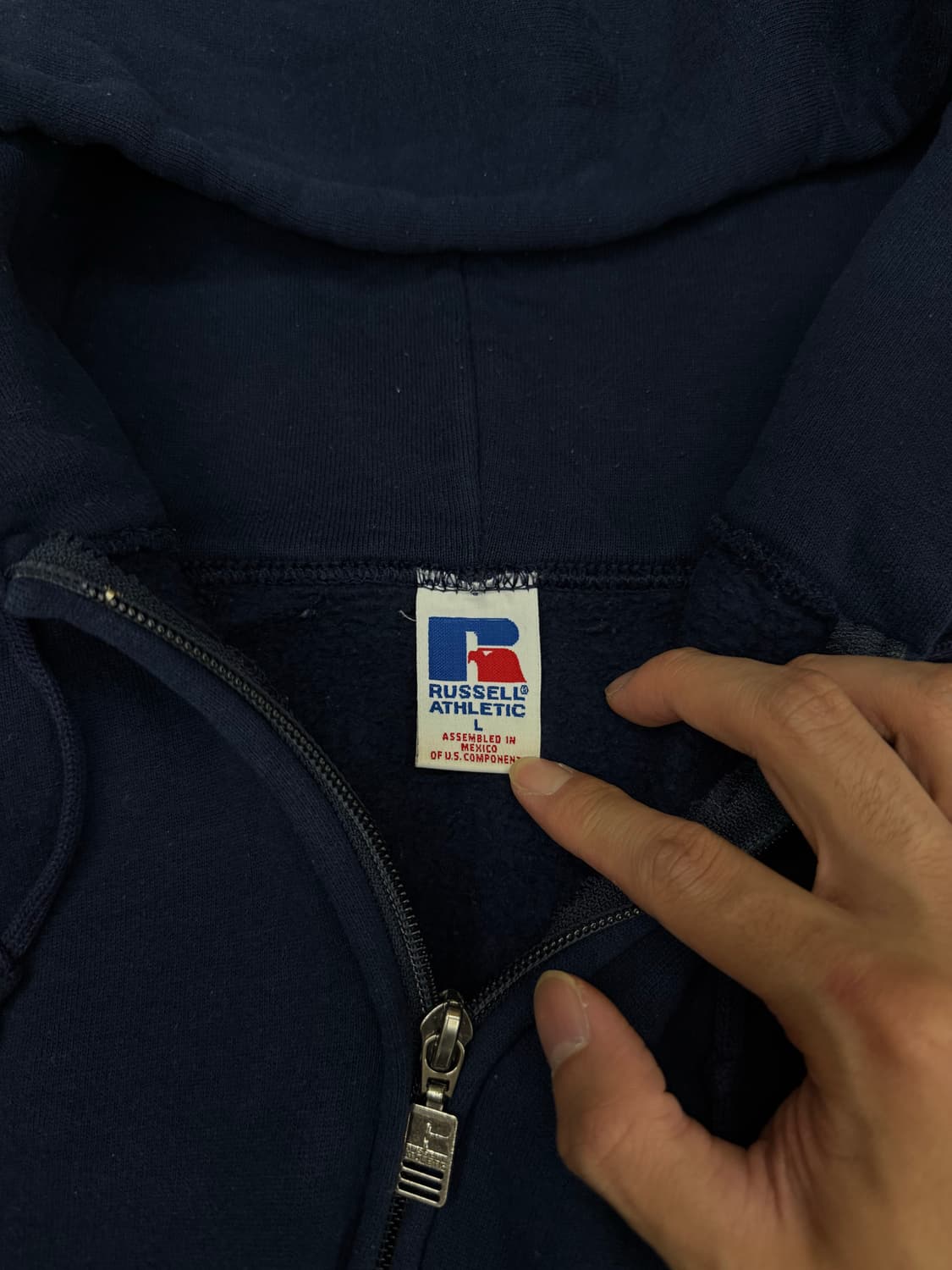 90s 러셀 후드집업 L 상품이미지5