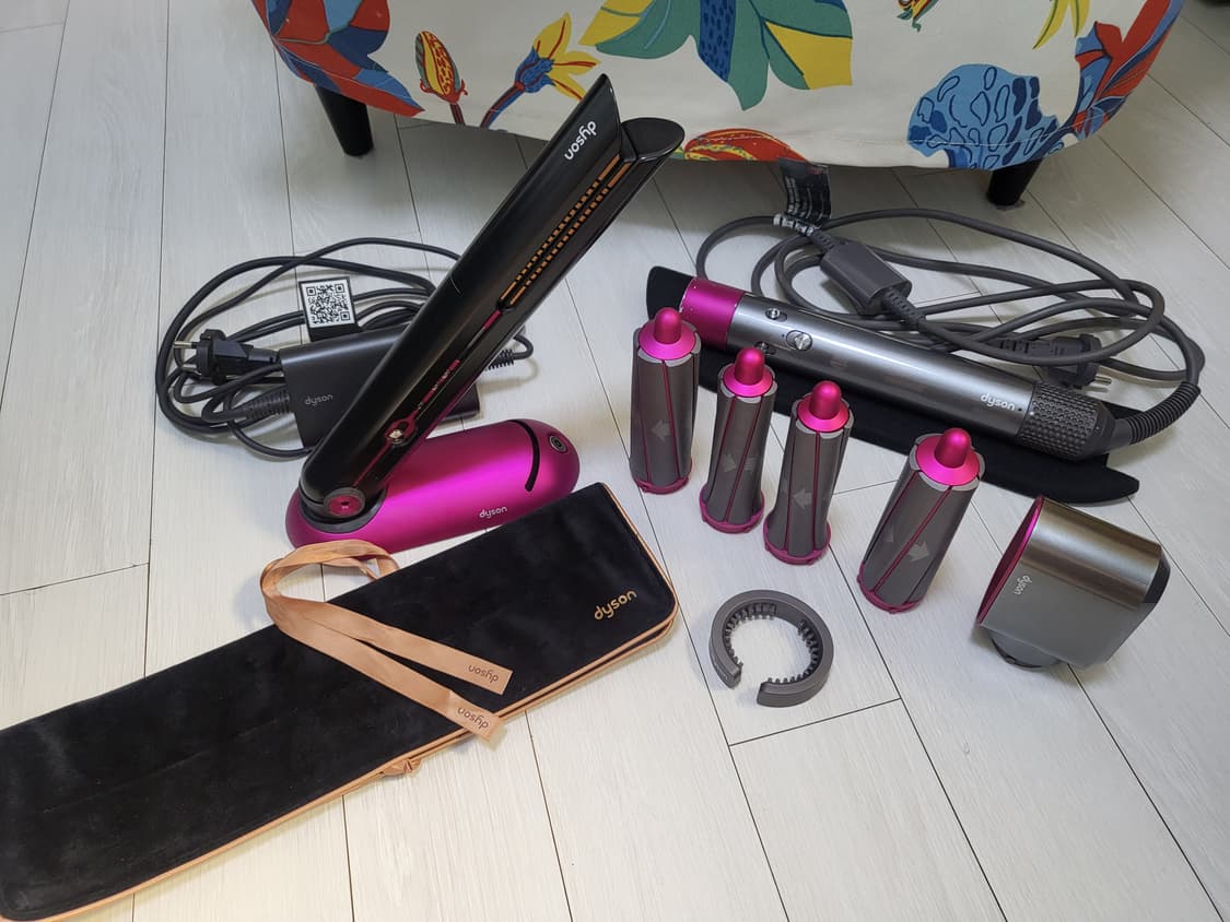 (국내정품)코랄 스트레이트너 푸시아/다이슨 에어랩 스타일러 풀세트 구성 상품이미지4