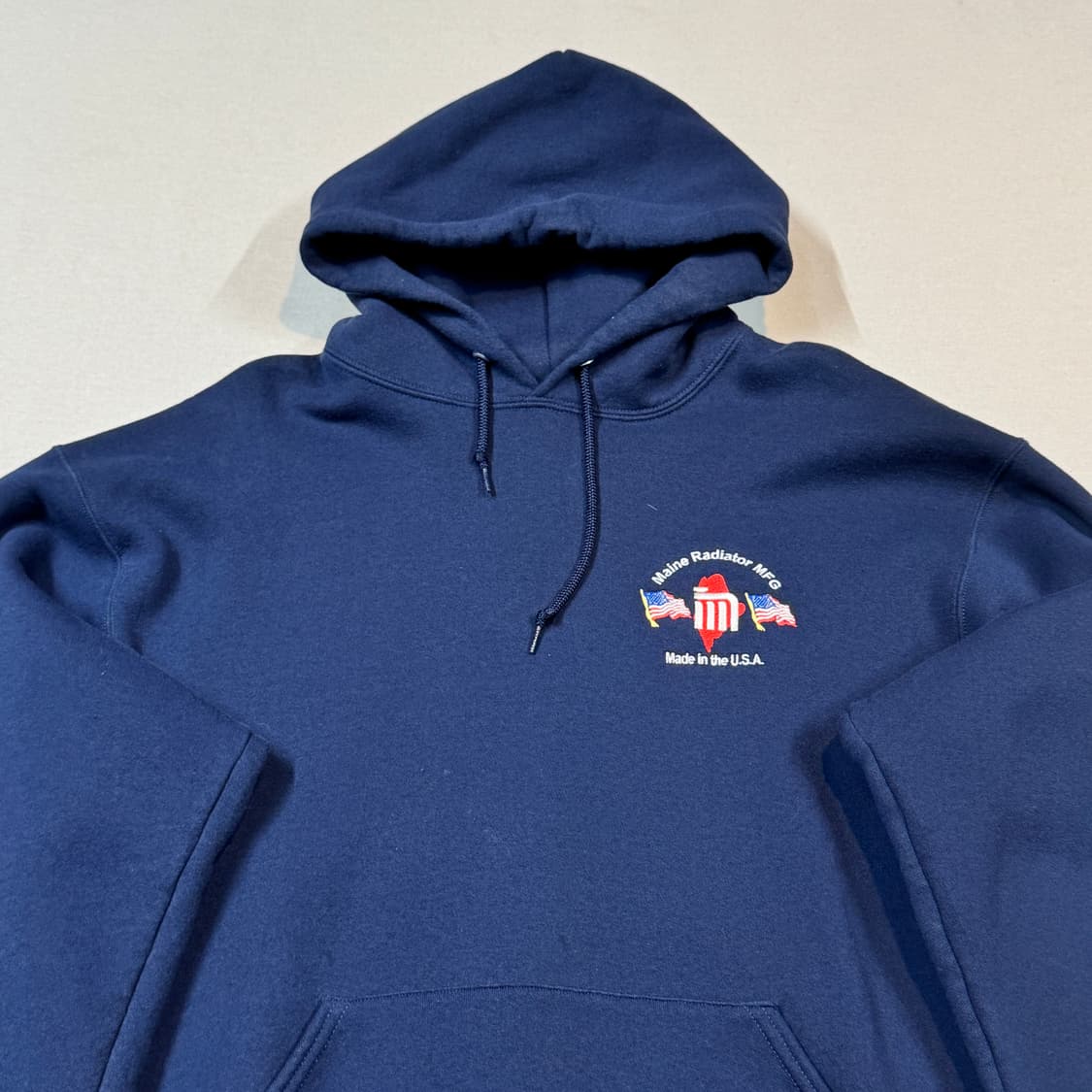 L) USA Maine Radiator MFG 후드티 네이비 상품이미지3