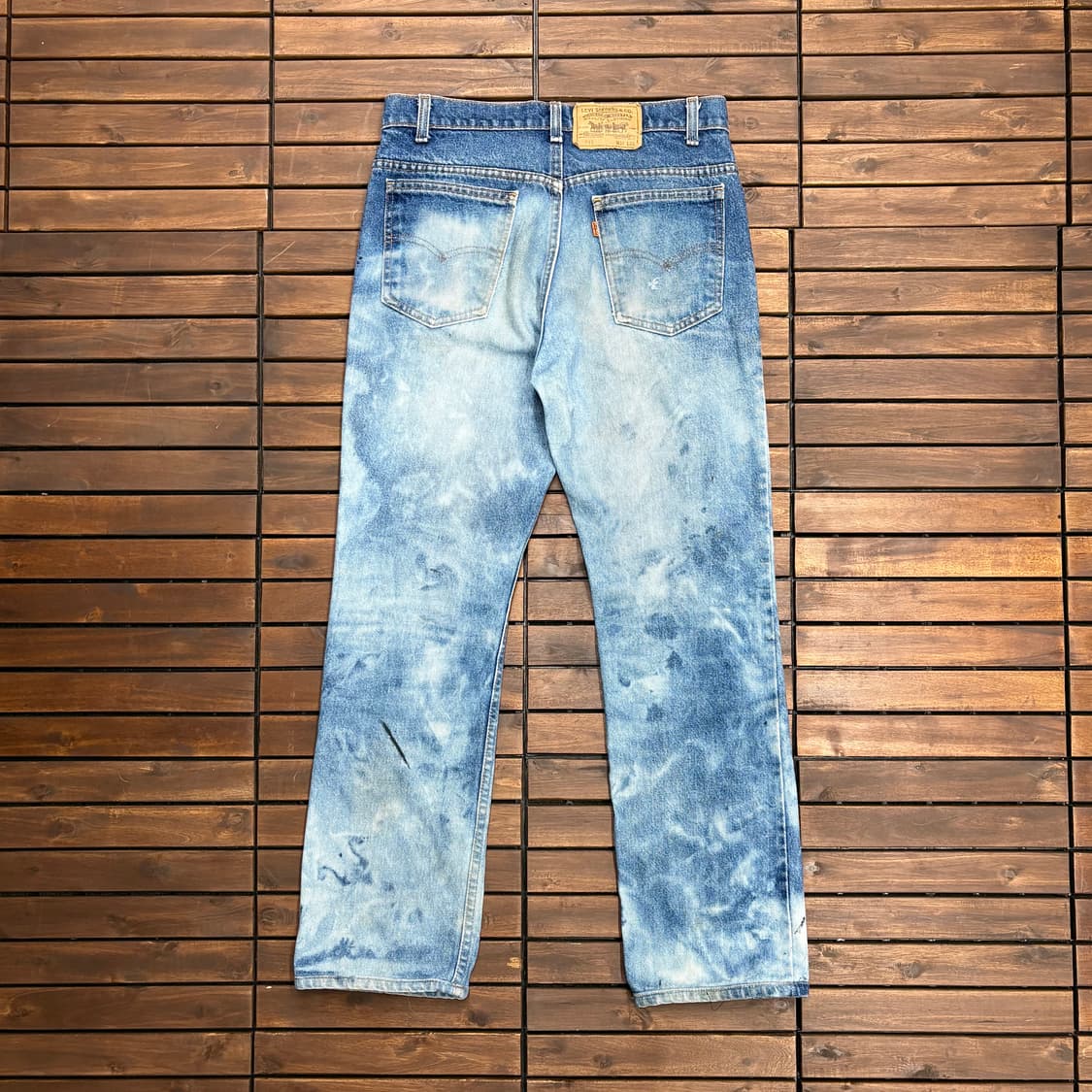 (32) 90s 리바이스 517 워싱 데님 팬츠 made in USA 상품이미지3