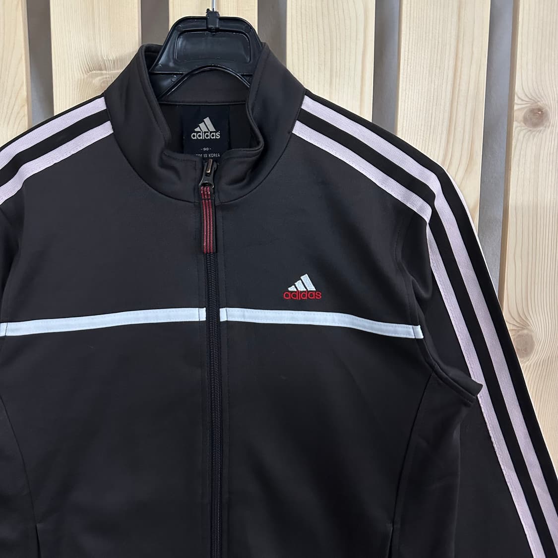 (S) 아디다스 브라운 핑크 져지 트랙탑 상품이미지4