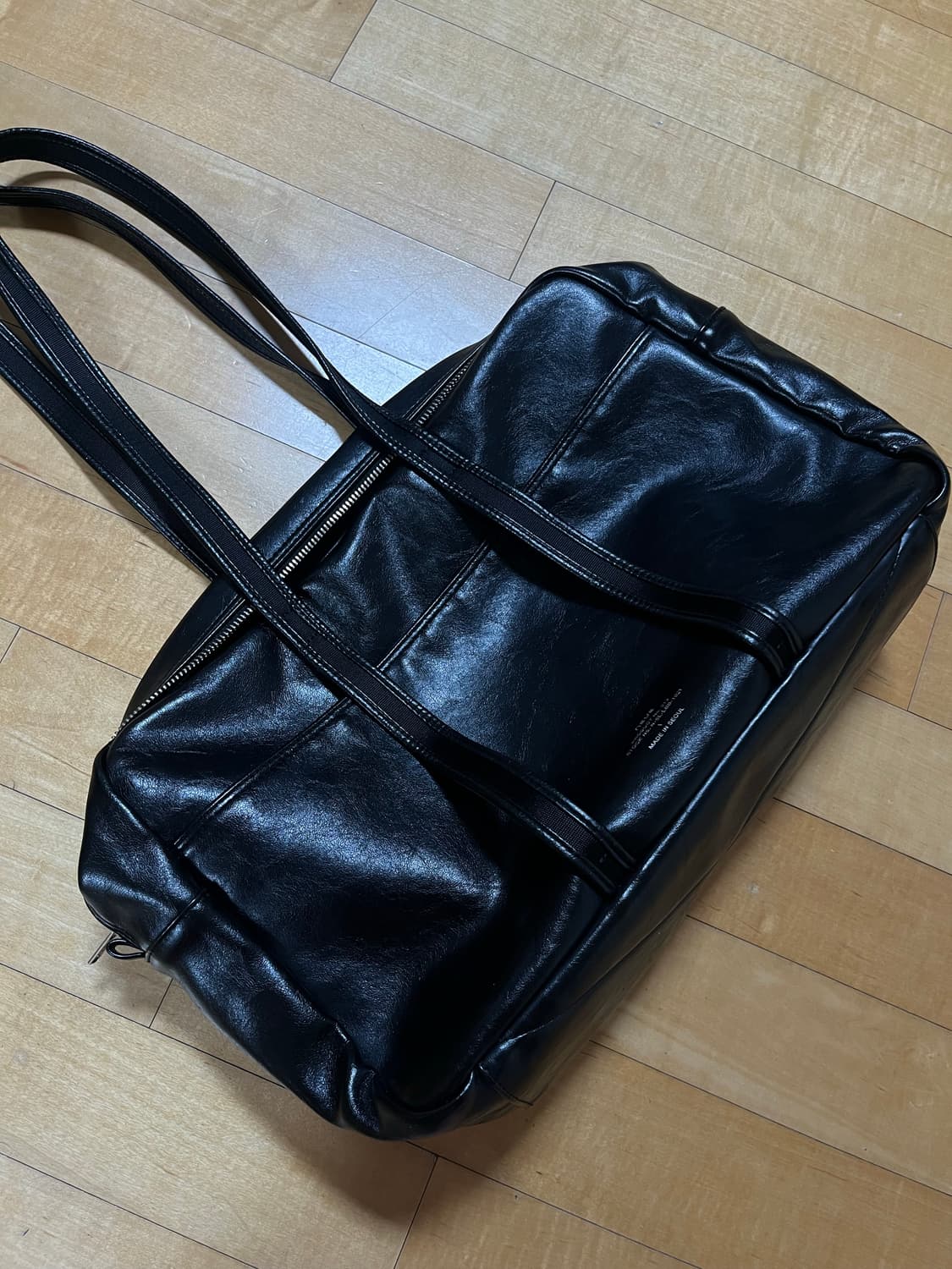 노이에 레더보스턴백 블랙 미디움 상품이미지7