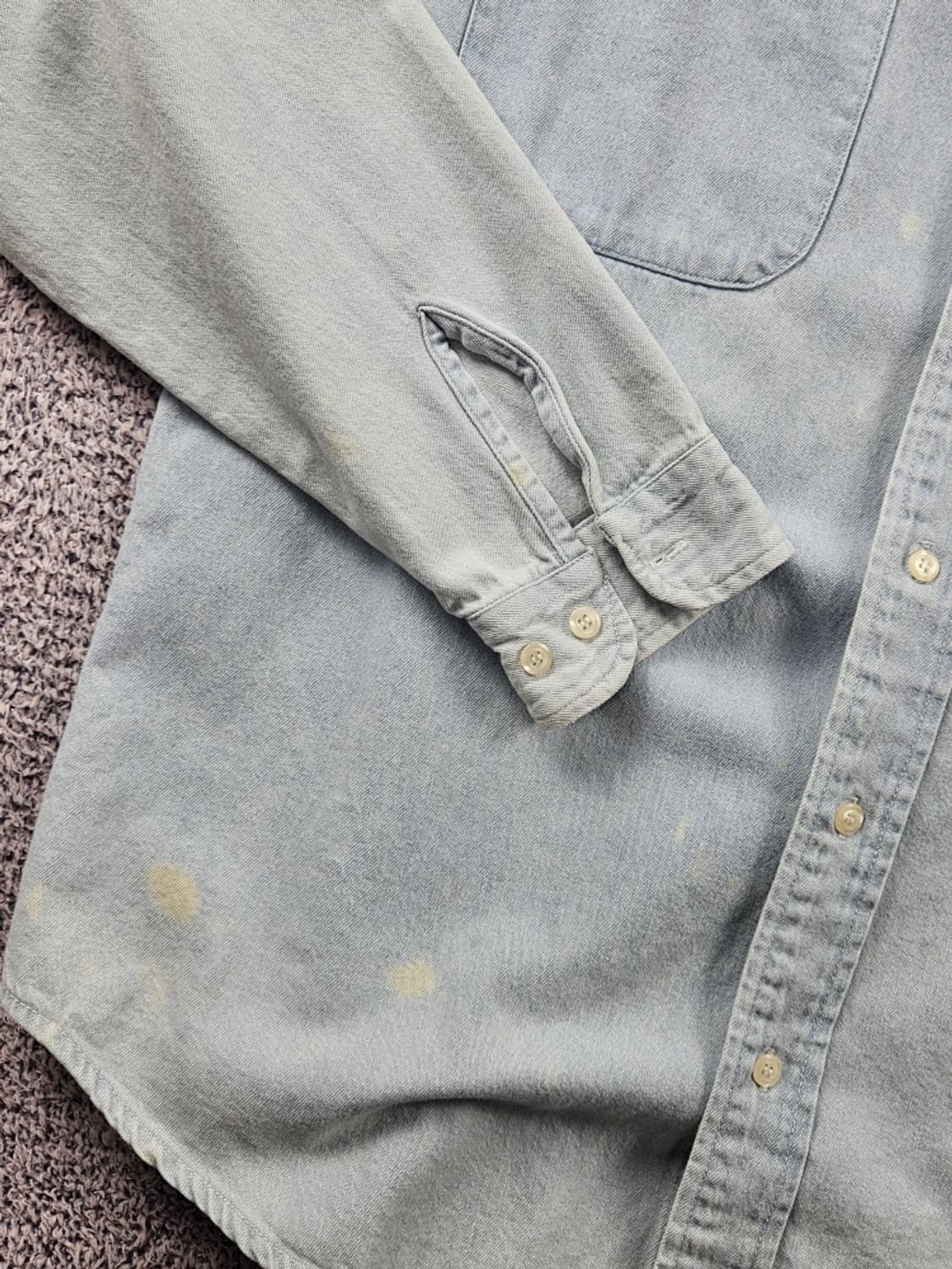 할리데이비슨 포켓 데님 바이커 셔츠 ( S ) / 9376 상품이미지6