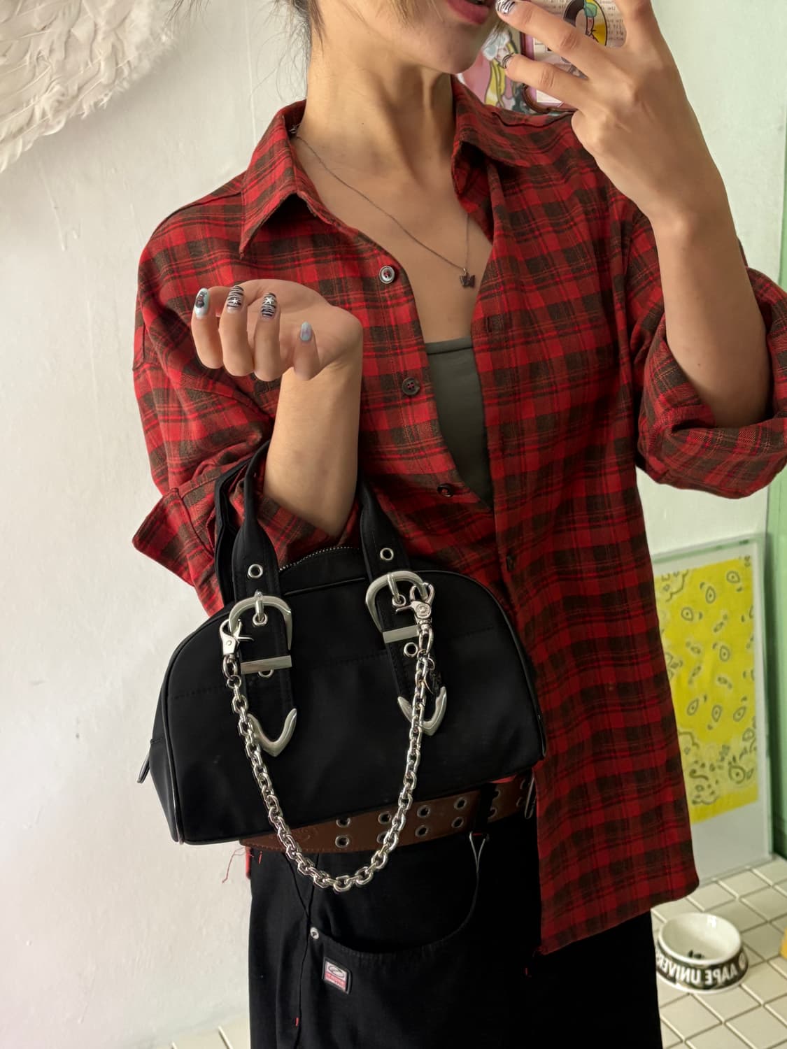 빔즈 하이빔도트백 가방 상품이미지9