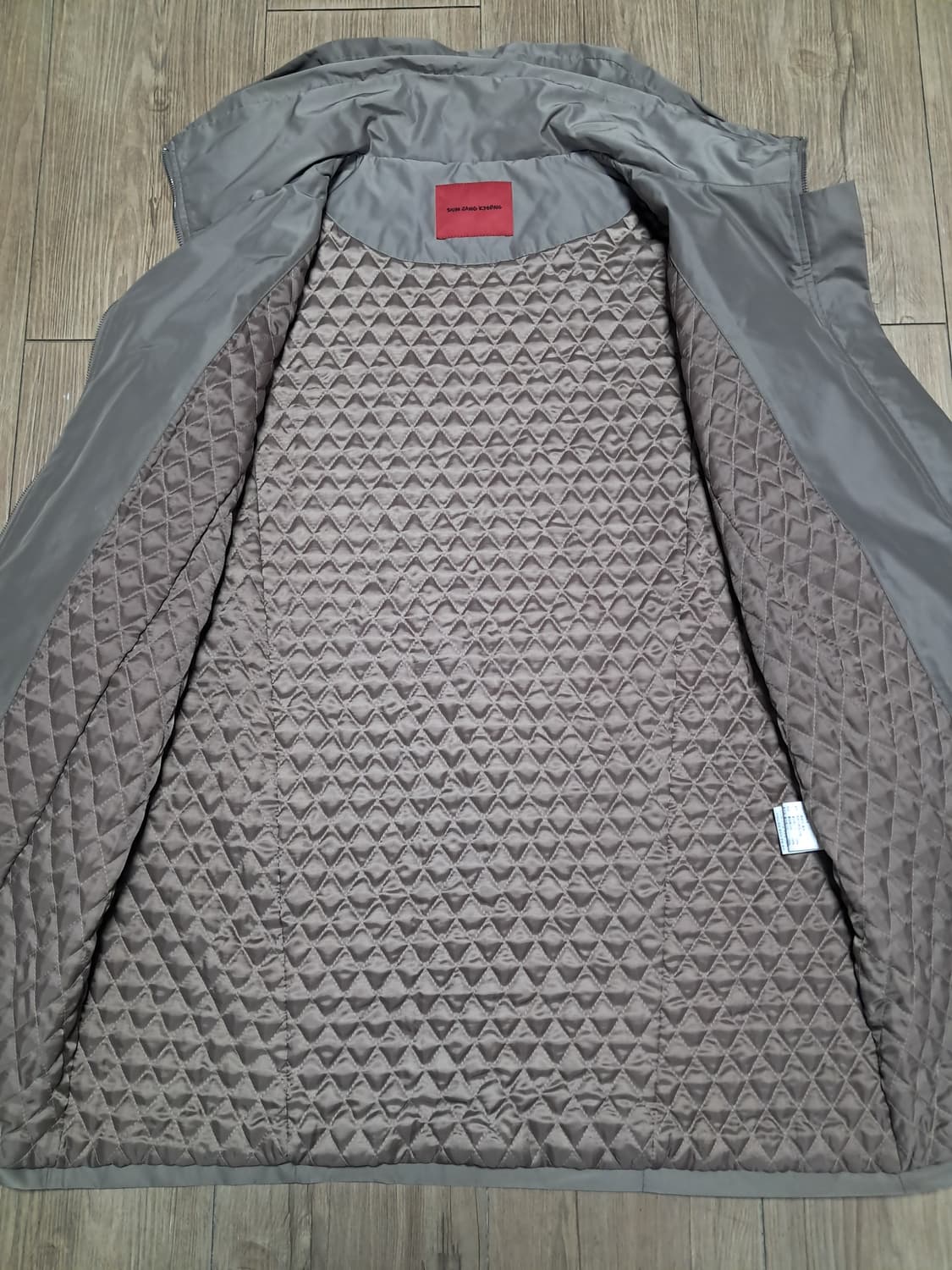 신장경 양피배색 패딩 코트55 상품이미지6