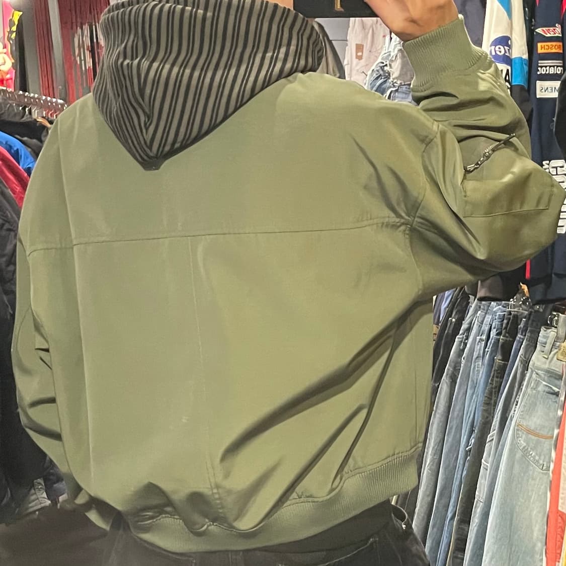 [IM] Burning 카키 자켓 상품이미지5