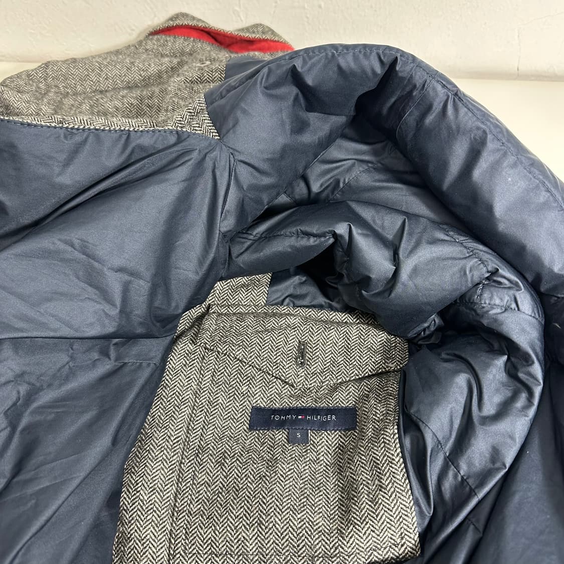 S 타미힐피거 헤링본 블레이져 패딩점퍼 상품이미지7