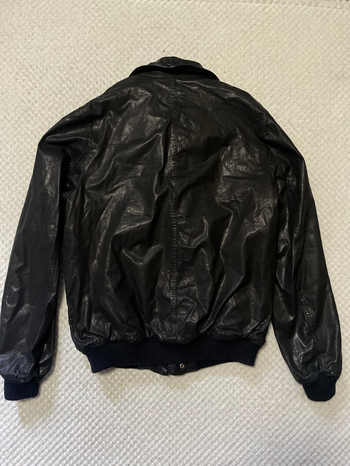 [50] 웨스턴 무드 램스킨 양가죽 레더 자켓 상품이미지2