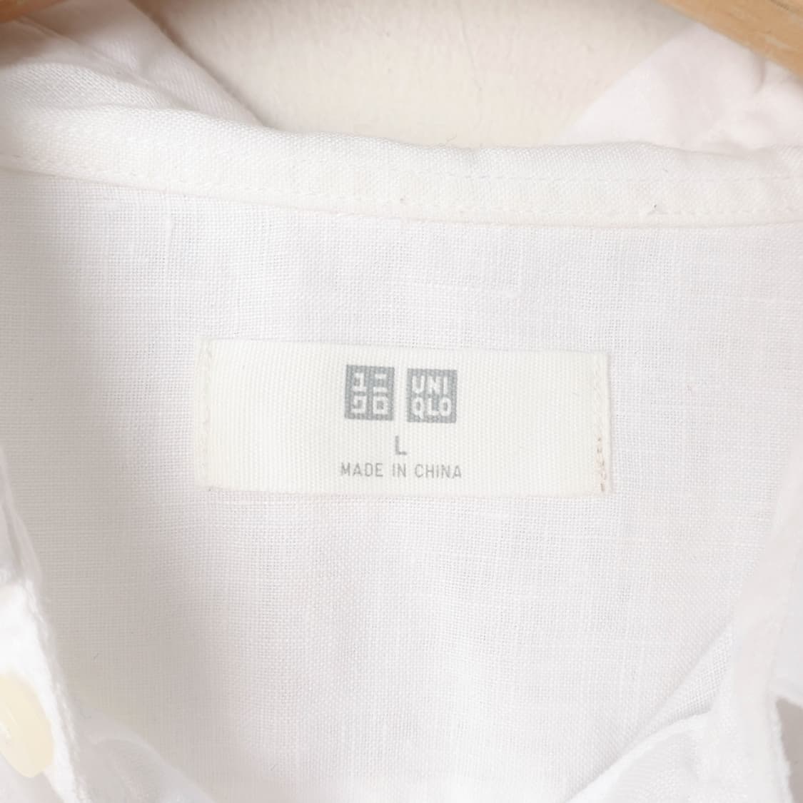 100/유니클로 린넨 셔츠 상품이미지5