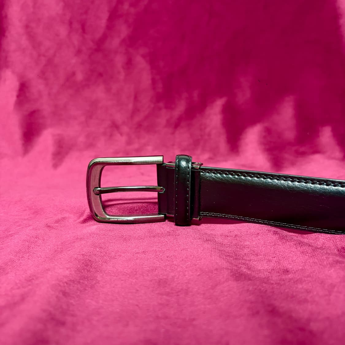 Jack Kevin 이탈리안 블랙 레더 벨트 상품이미지3