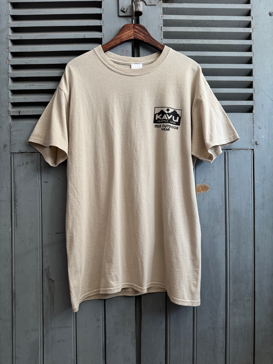 [L]KAVU 카부 재팬 마운틴 로고 티셔츠 상품이미지2