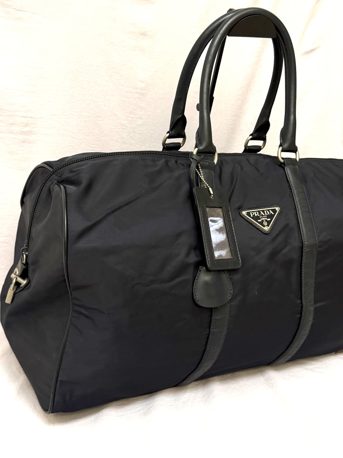 프라다 나일론 포코노 더플백 보스턴백 여행가방 골프가방 네이비 토트백 상품이미지6