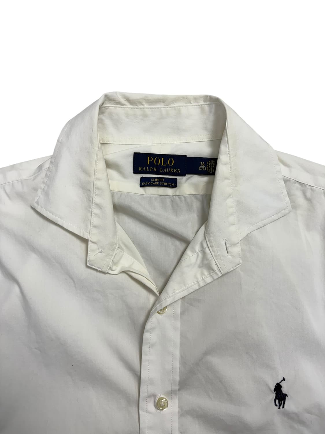 폴로 랄프로렌 슬림핏 화이트 셔츠 상품이미지6