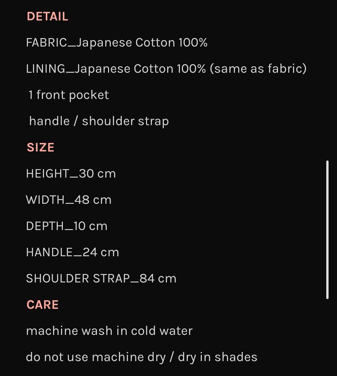 투빌더스하우스 Tool Bag Black 상품이미지2