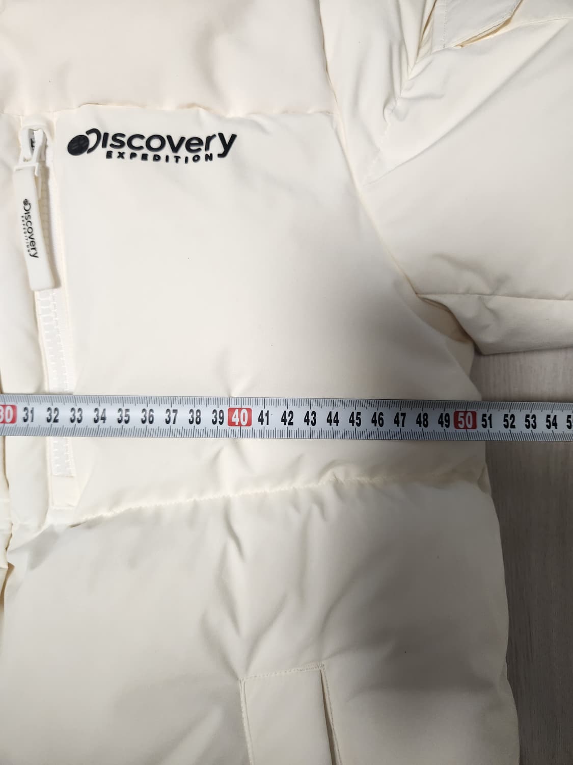 새상품급)디스커버리 반슬리 다운 롱패딩 DWDJ8F026  사이즈90 상품이미지9