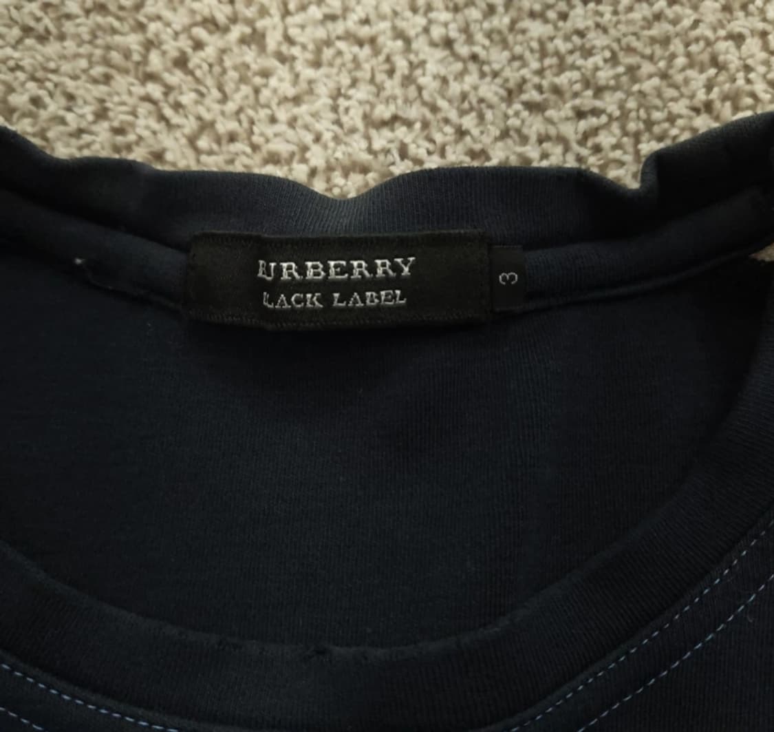 버버리 블랙 라벨 블랙 티셔츠~66 상품이미지5