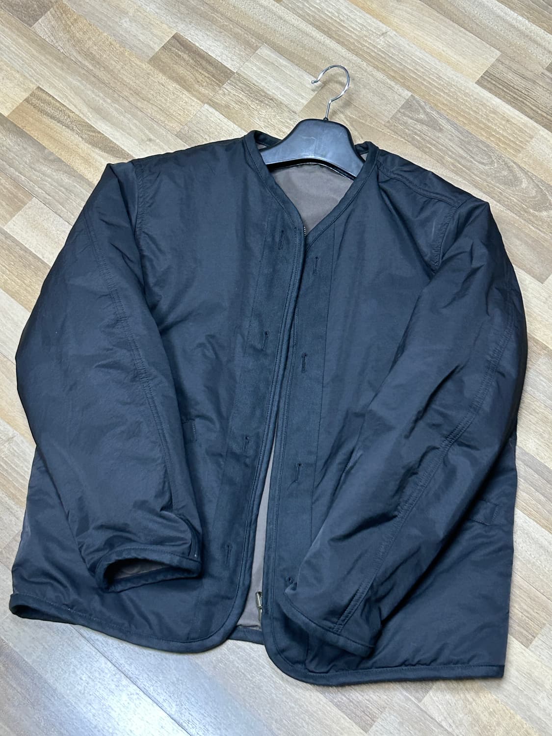 히즈핸더 리버시블 라이너 자켓 블랙 1size 상품이미지3