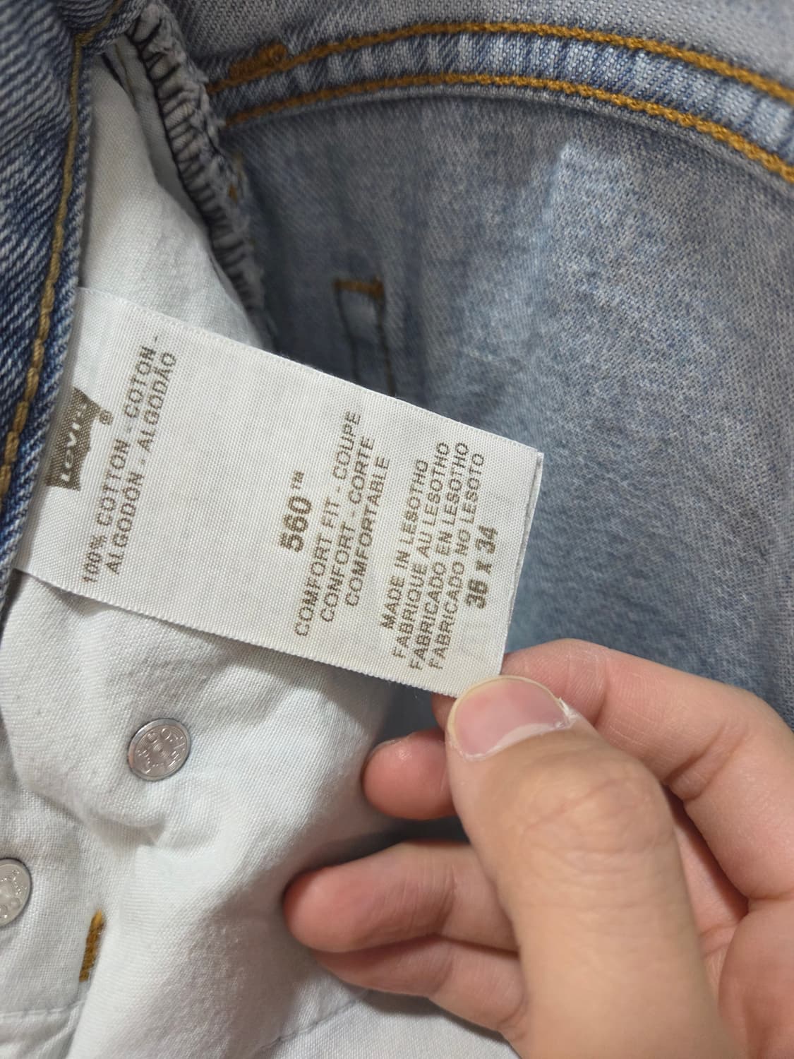 리바이스 560 36/34 상품이미지7