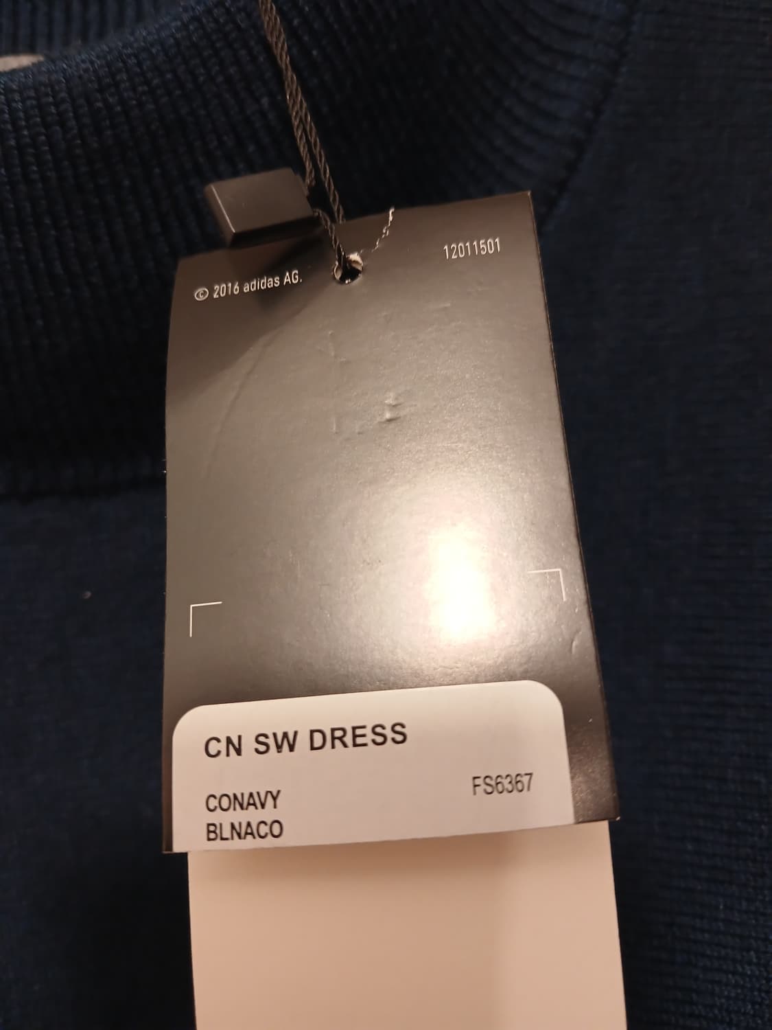 아디다스 정품 여성 니트 목티 롱티(원피스겸용) XS 사이즈 상품이미지6