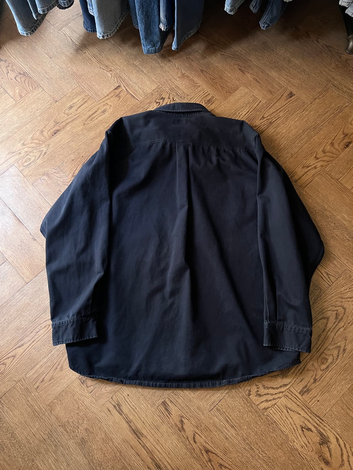 [2XL]칼하트 USA 2포켓 미드나잇 네이비 코튼 워크 셔츠 상품이미지7