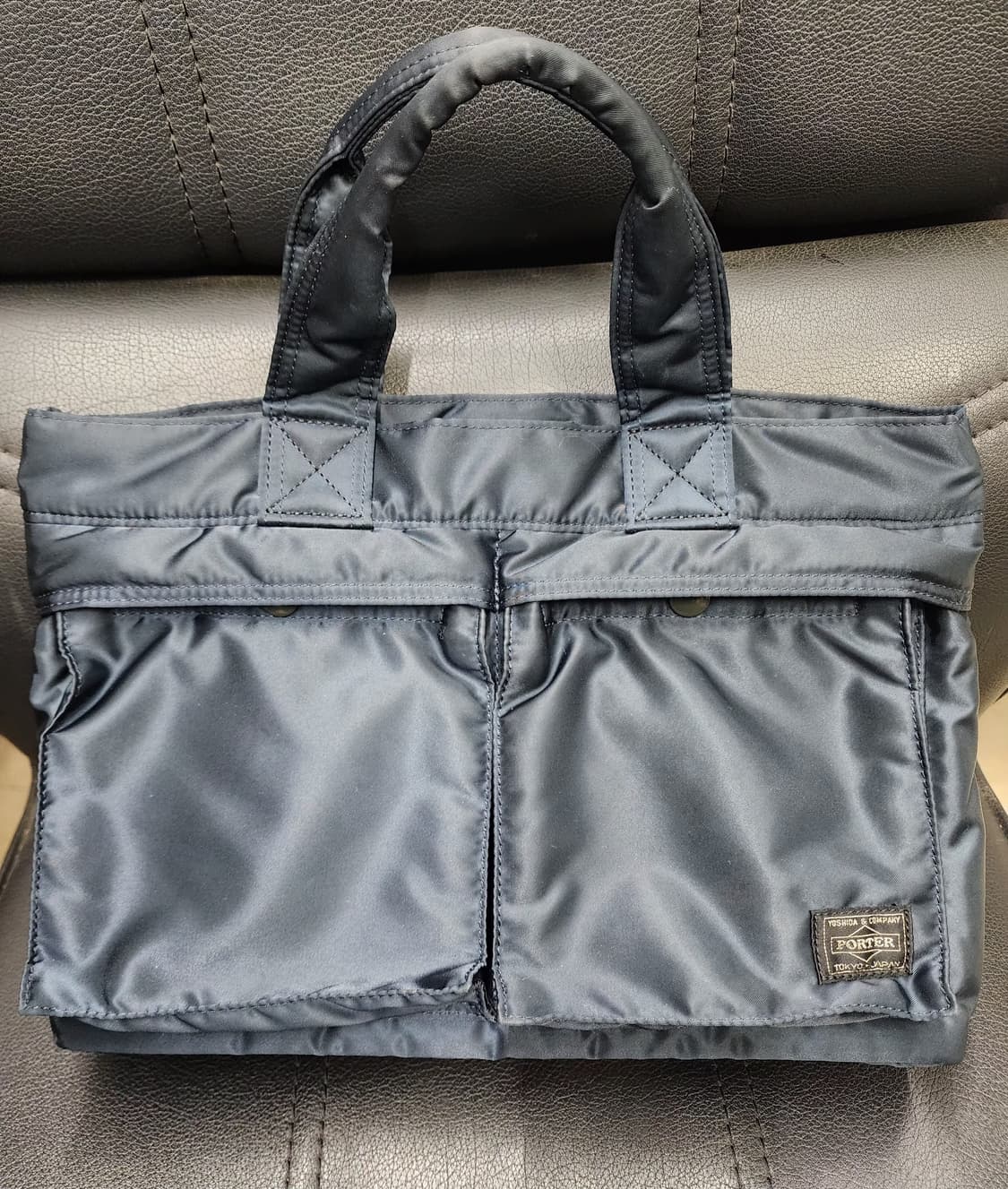 요시다포터 탱커 뉴 토트백 아이언블루 상품이미지1