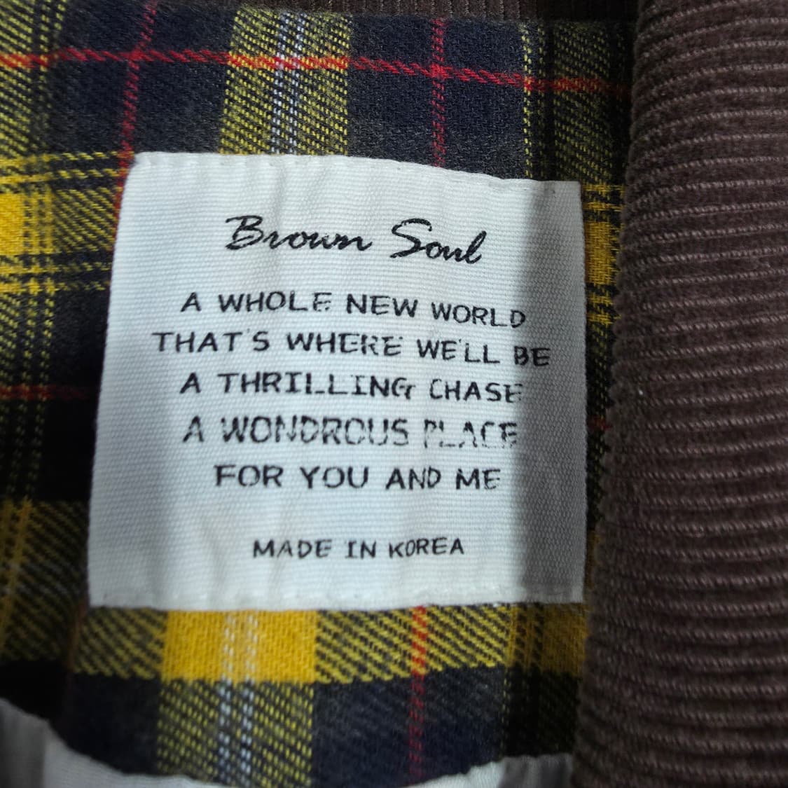 (F)여성 빈티지 브라운 코듀로이 자켓 상품이미지4