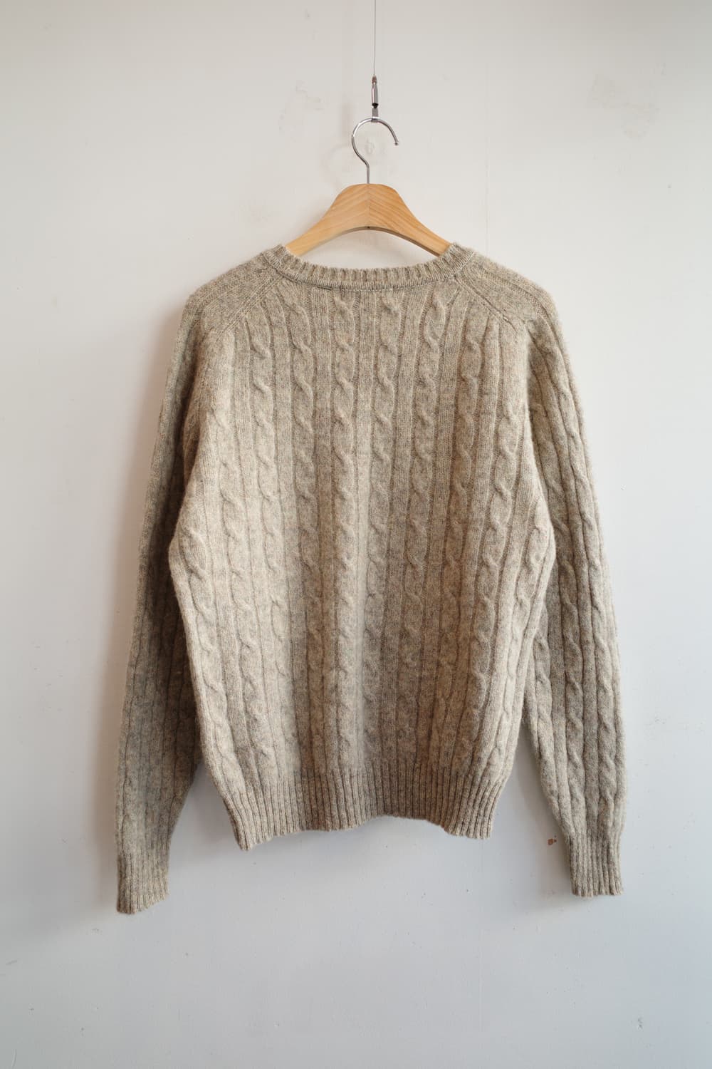 Japan brand 멜란지 울 케이블니트  상품이미지6