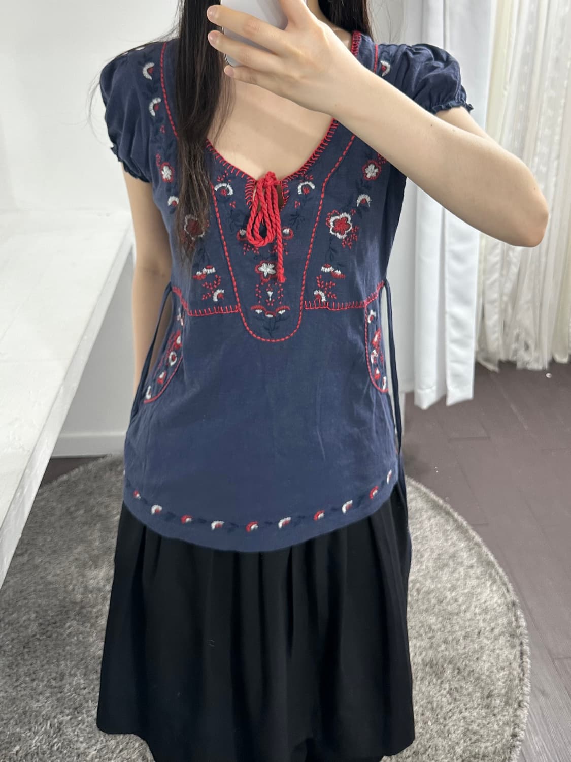 rocha john rocha neddlework blouse 상품이미지4
