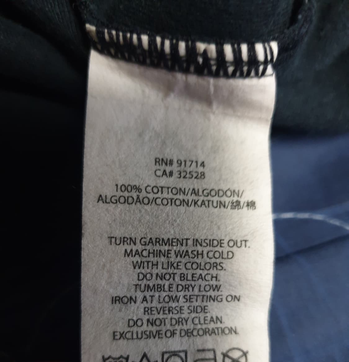 아르마니익스체인지 우먼스 하프집업 자수레터링 반팔티 블랙 (M) 상품이미지5