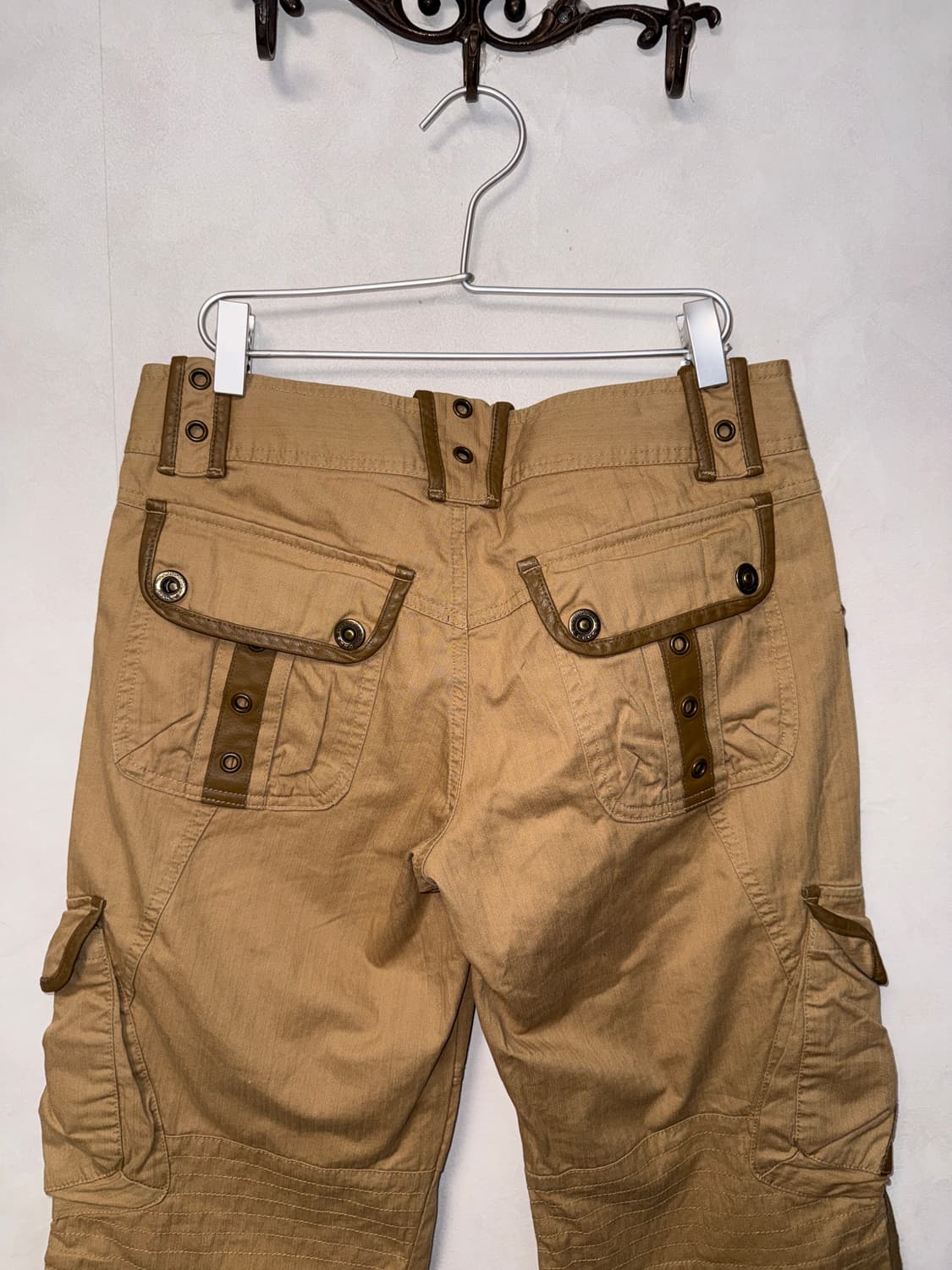 DOHC beige brown eyelet strap 카고팬츠 상품이미지6