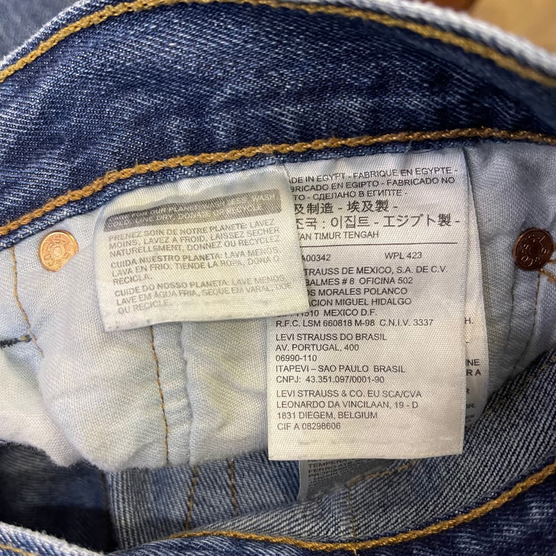 리바이스 빈티지워싱  LEVI'S 501 w33l32 상품이미지3