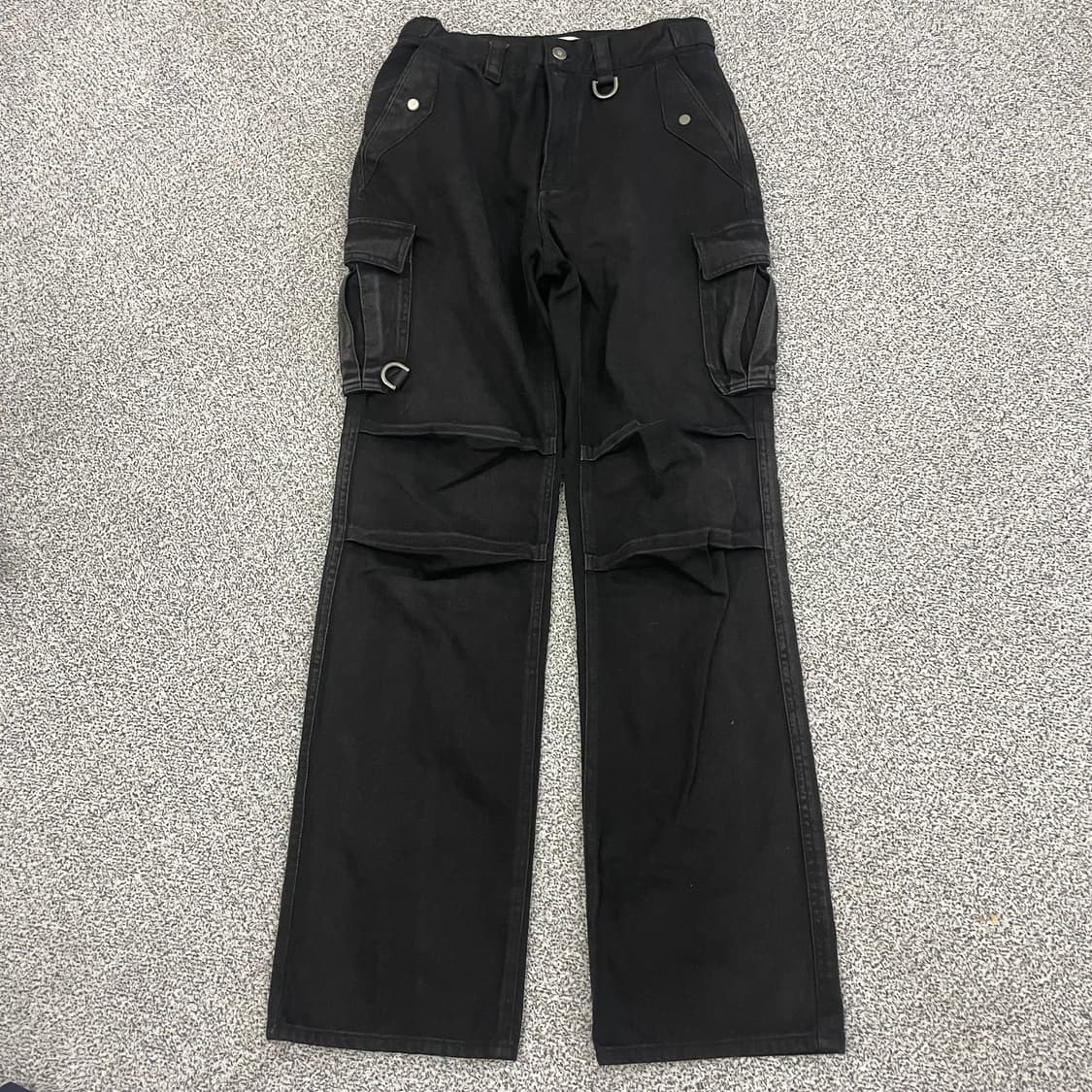 엘무드 빈티지 블랙 데님 팬츠 0105HS1 상품이미지1