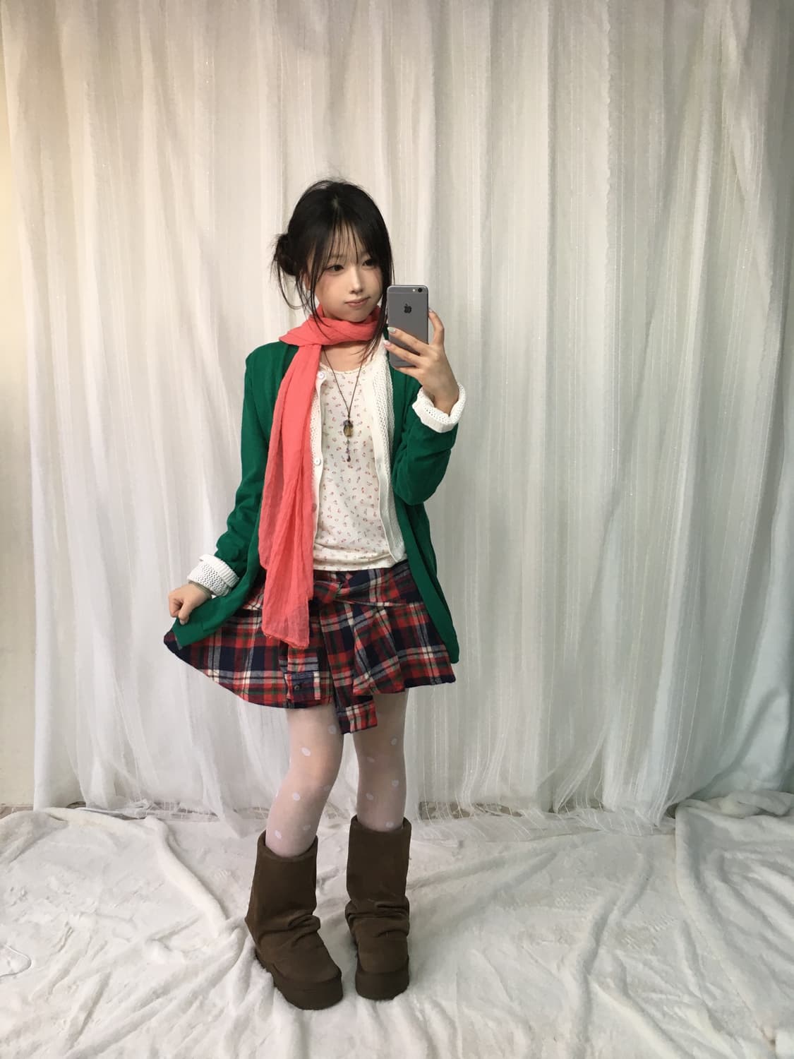 빈티지 수박바 알록달록 하구미 소녀 코디세트 상품이미지1