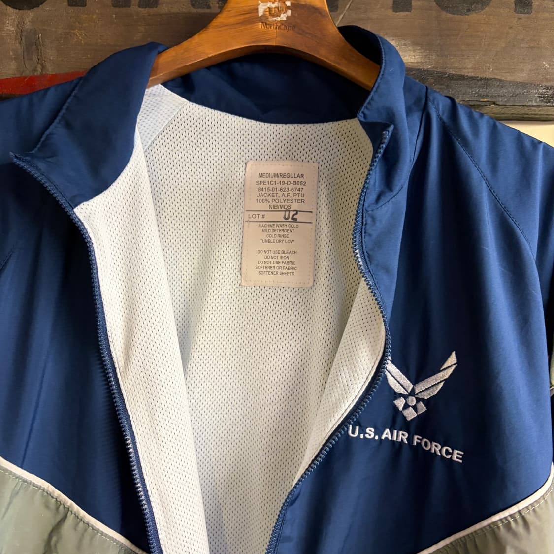미공군 USAF 오리지널 바람막이 M-R 상품이미지4