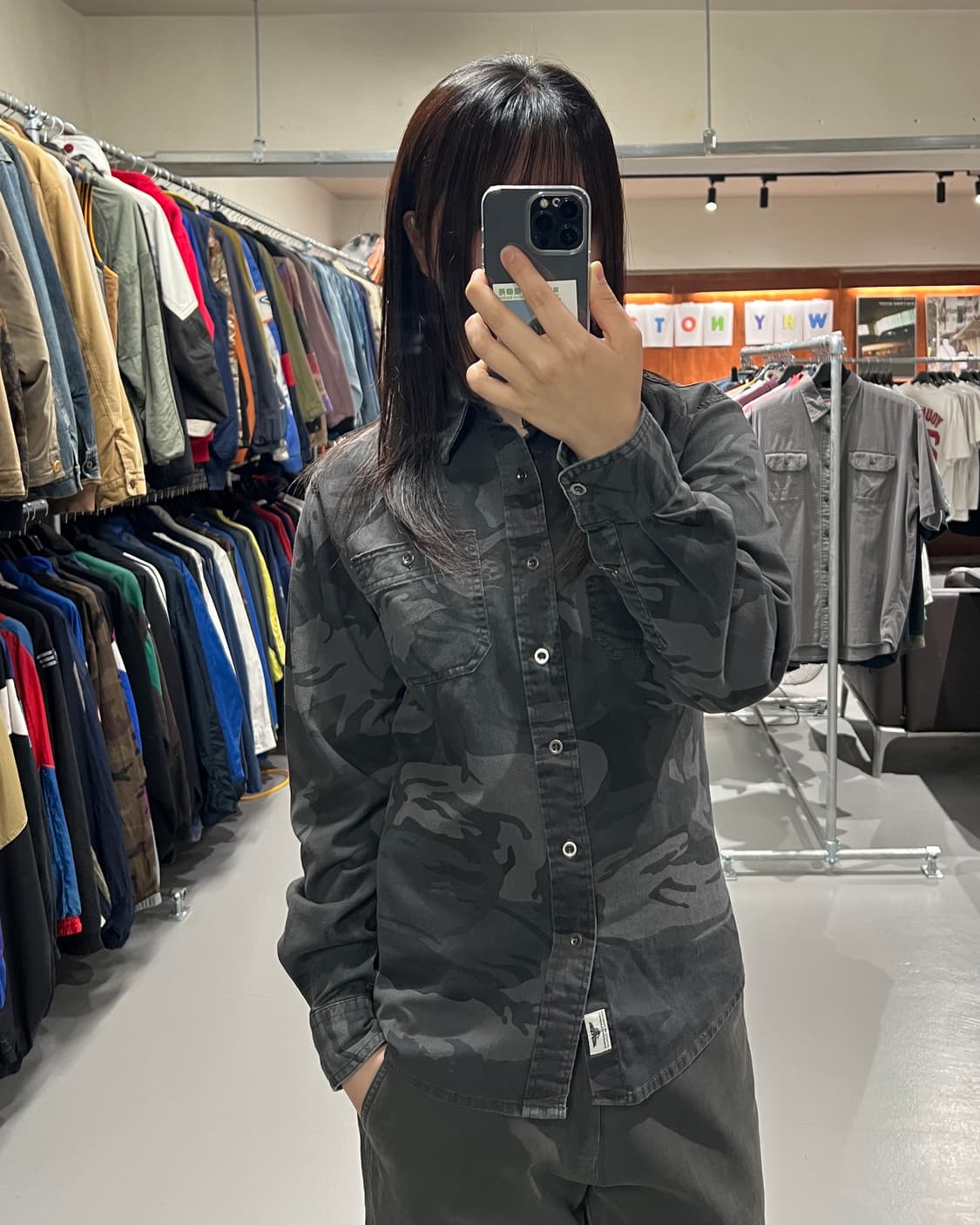 랭글러 카모플라주 셔츠 자켓 상품이미지1