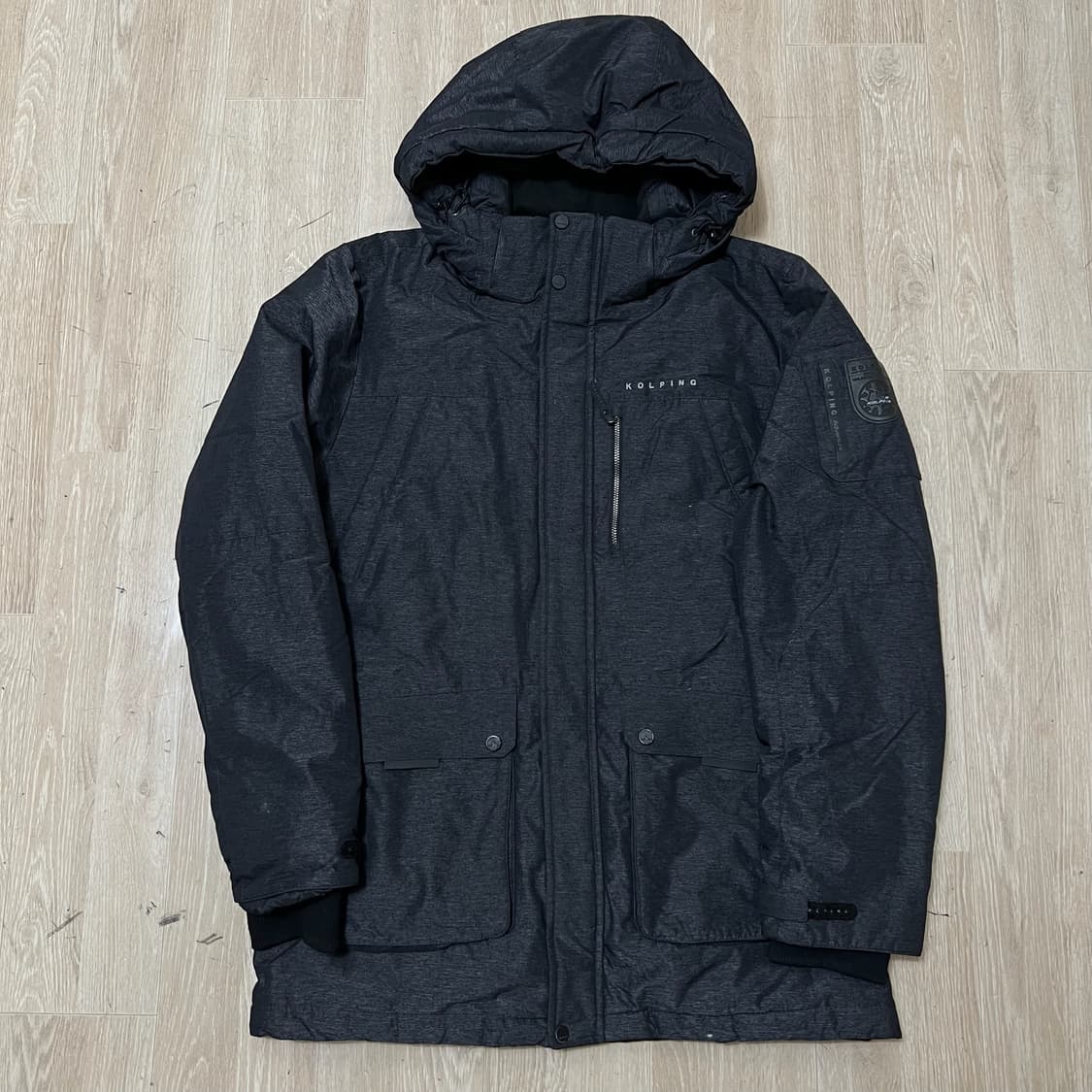 콜핑 남성 구스다운 후드 패딩 XL/105  상품이미지1