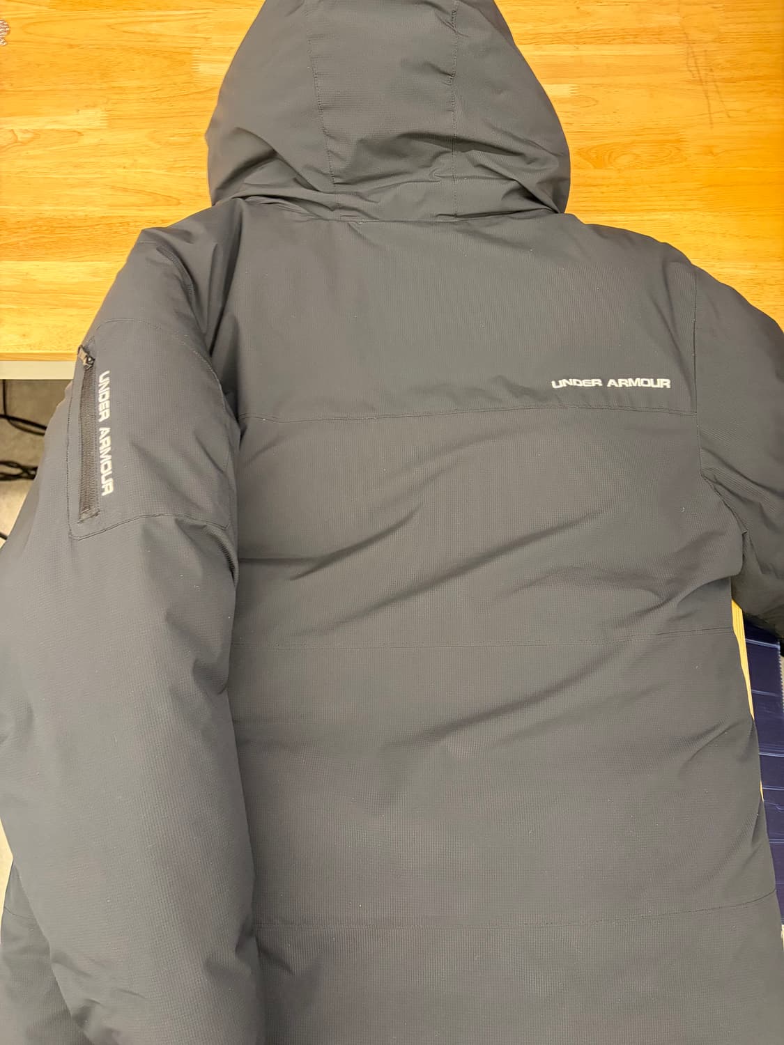 [L]언더아머 덕다운 패딩 블랙 상품이미지5