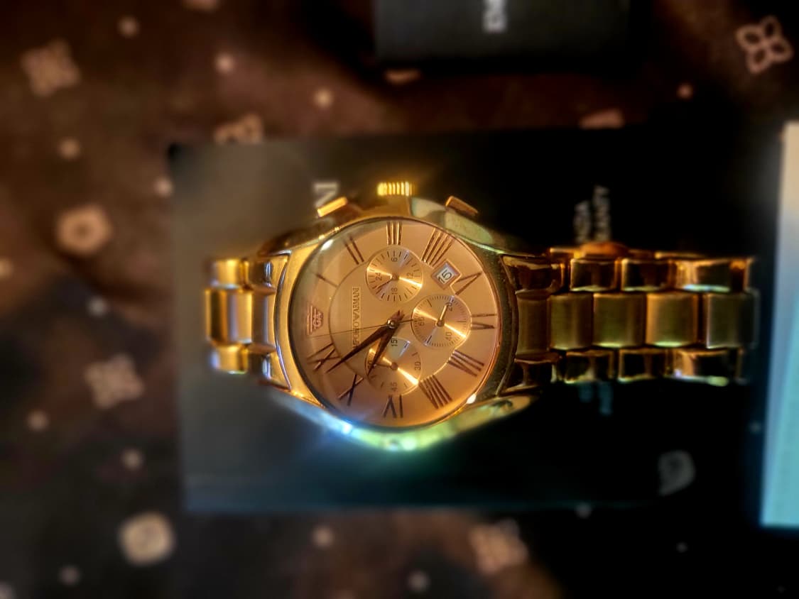 (미사용 새제품) 엠포리오 아르마니 로즈골드 메탈 남자시계 상품이미지2